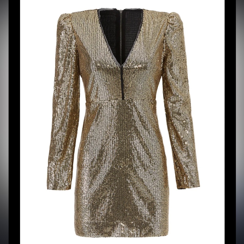 Sequin Gold Dress